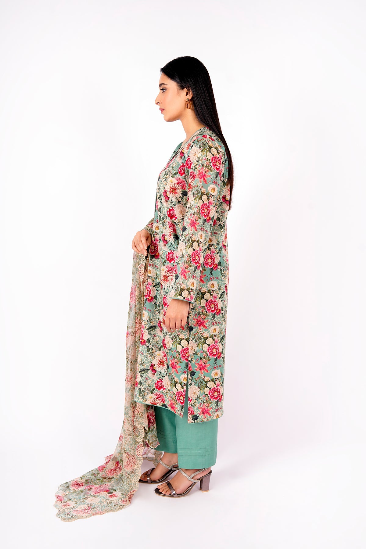 Kayseria - 3 Piece Cotton Lawn Suit
