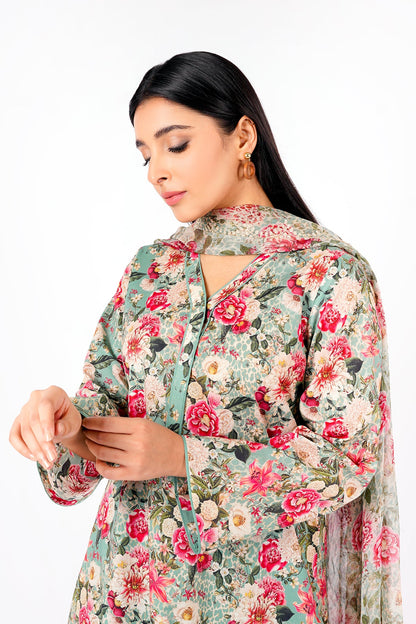Kayseria - 3 Piece Cotton Lawn Suit