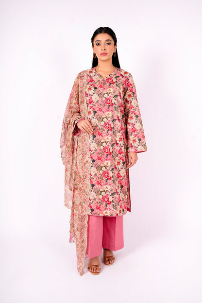 Kayseria - 3 Piece Cotton Lawn Suit