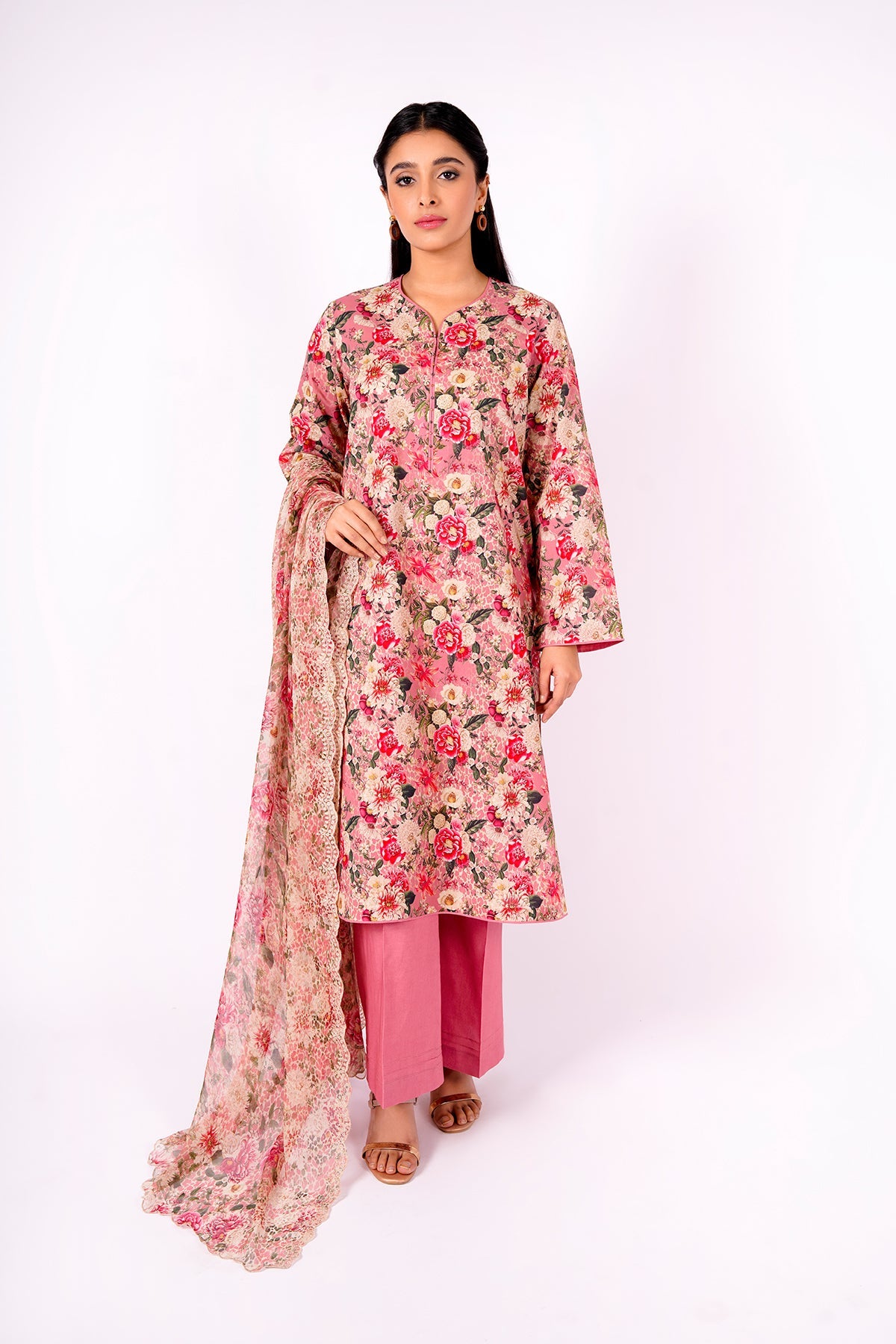 Kayseria - 3 Piece Cotton Lawn Suit