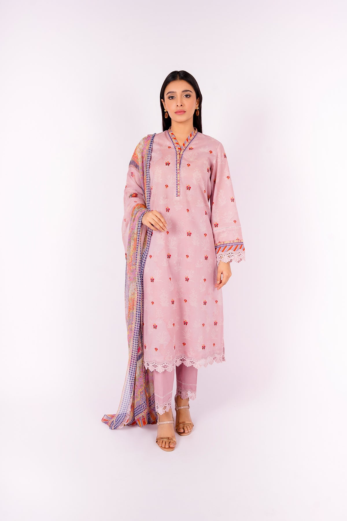 Kayseria - 3 Piece Cotton Lawn Suit