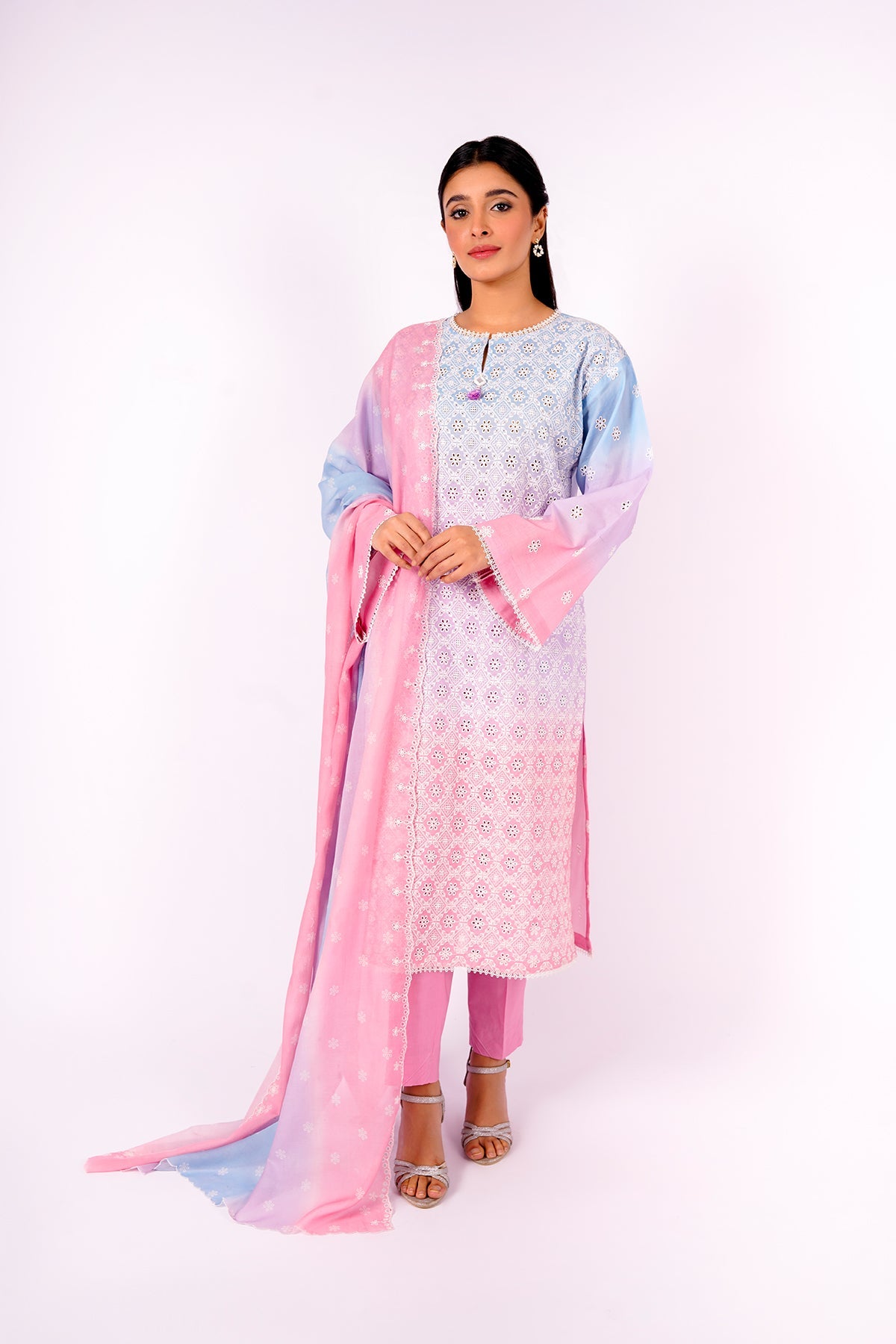 Kayseria - 3 Piece Cotton Lawn Suit