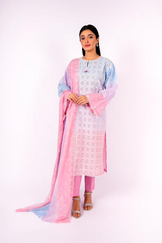 Kayseria - 3 Piece Cotton Lawn Suit