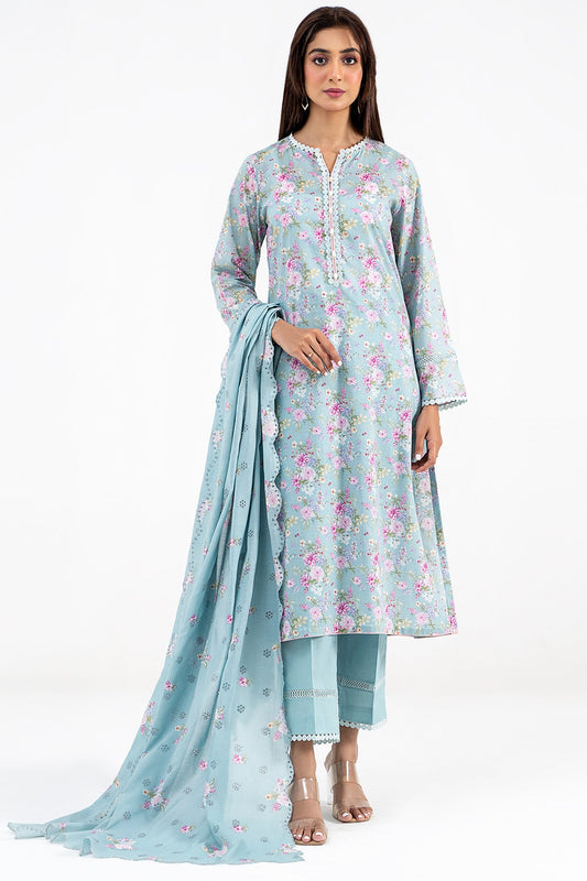 Kayseria - 3 Piece Cotton Lawn Suit
