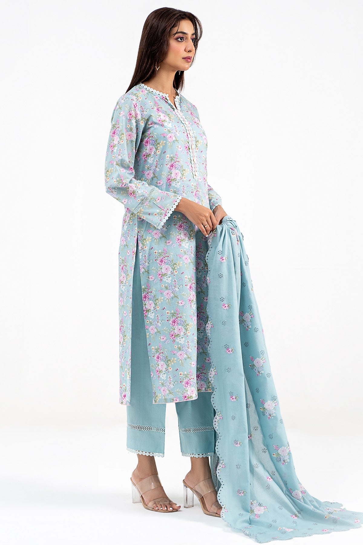 Kayseria - 3 Piece Cotton Lawn Suit