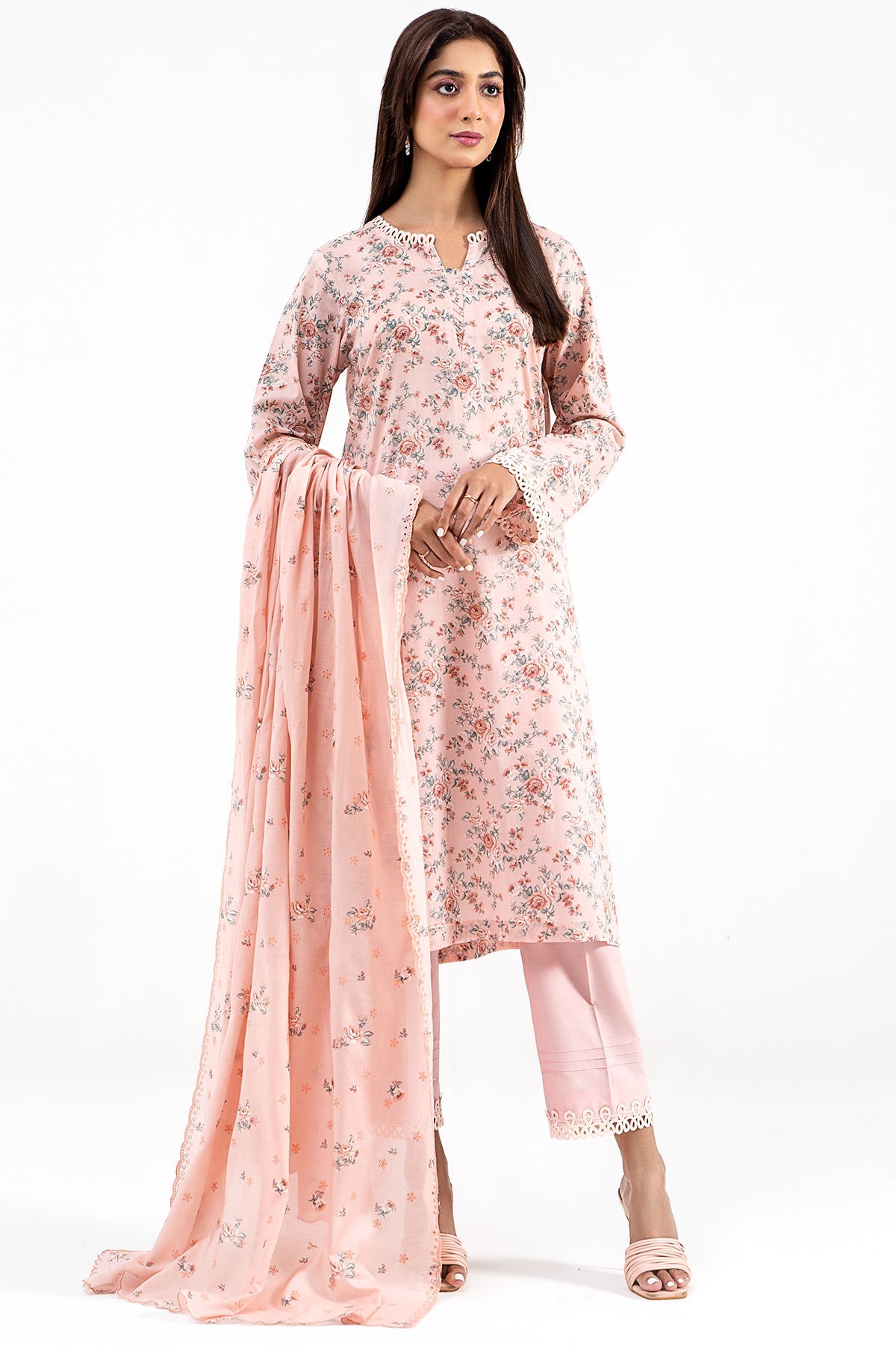 Kayseria - 3 Piece Cotton Lawn Suit