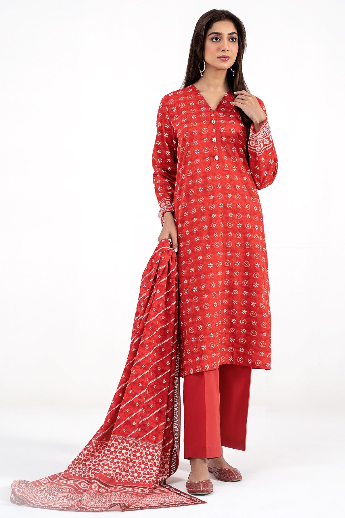 Kayseria - 3 Piece Cotton Lawn Suit