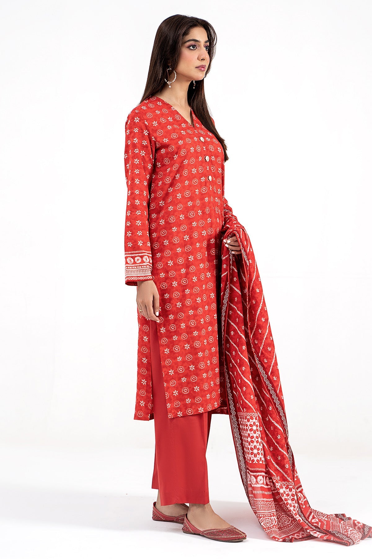 Kayseria - 3 Piece Cotton Lawn Suit