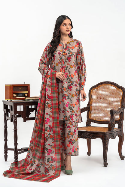 Charizma - 3-PC Printed  Staple Shirt with Staple Dupatta and Trouser CPM-3-263