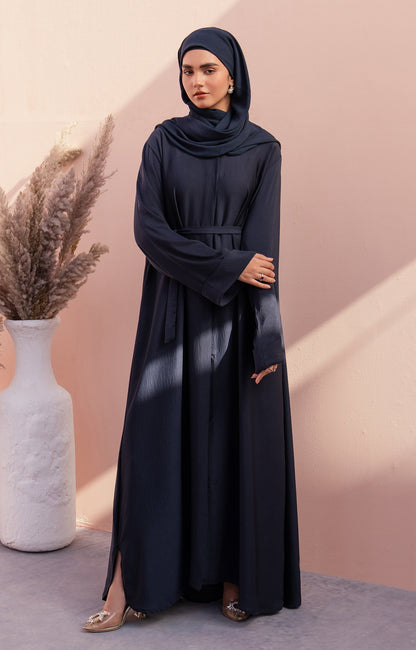 Hareer - BLUE TWINE FRONT OPEN ABAYA