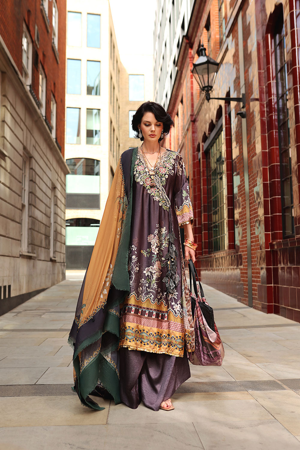 Sobia Nazir - Design 01 Silk Unstitched Collection 2023