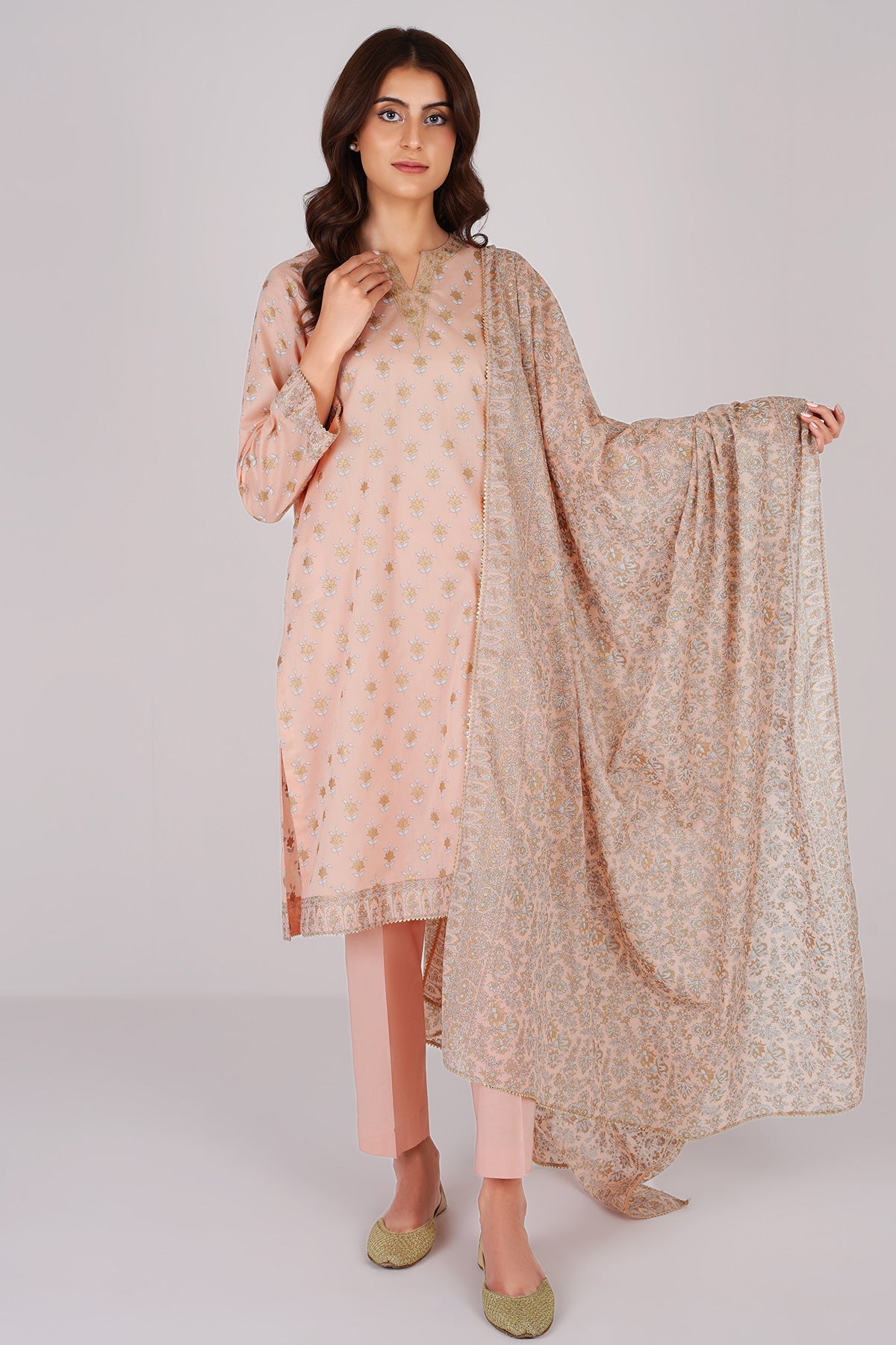 Kayseria - 3 Piece Cotton Lawn Suit