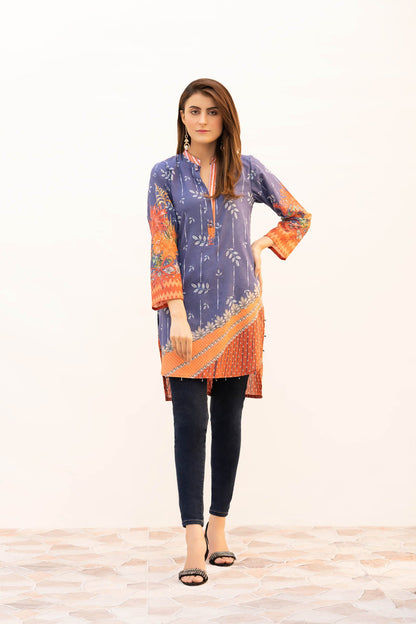 Adan's Libas - Brontes - Digital Printed Stitched Lawn Kurti