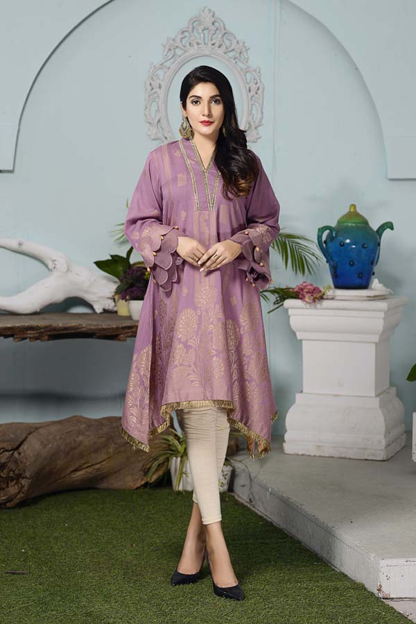 Adan's Libas - Bouquet - Jacquard Stitched Shirt