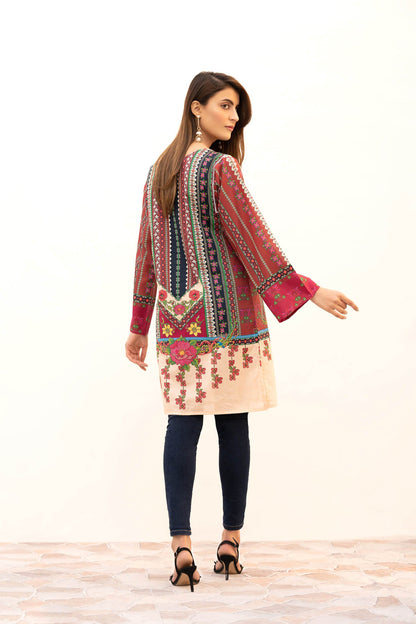 Adan's Libas - Blida - Digital Printed Stitched Lawn Kurti