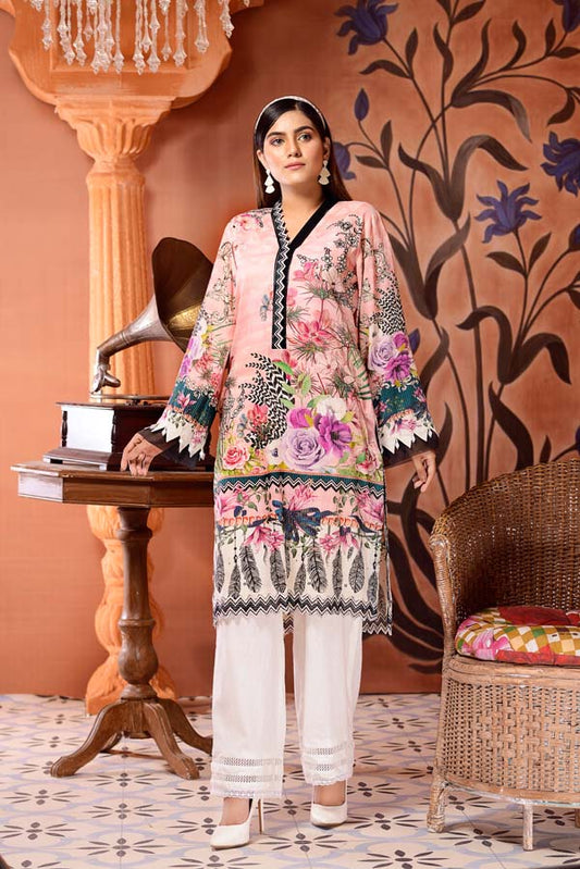 Adan's Libas - Bouquet - Digital Mesuri Lawn Unstitch Shirt