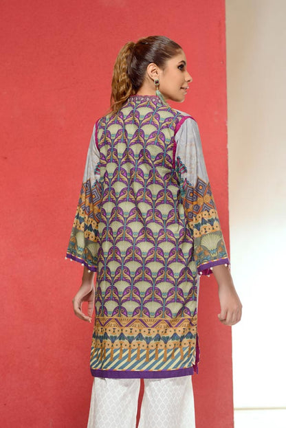 Adan's Libas - Caprel - Embroidered Lawn Stitch Shirt