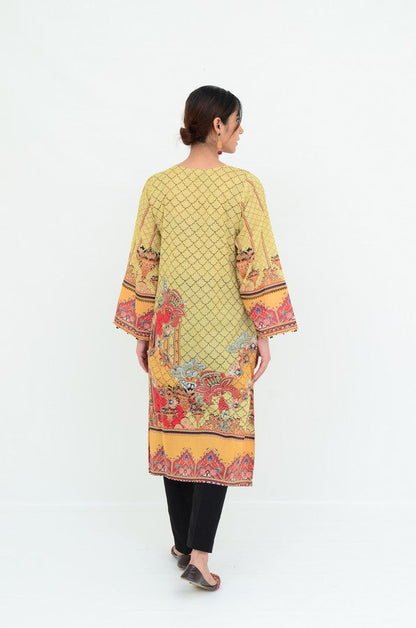 Ellena - 1-PC Kurti Unstitched Lawn