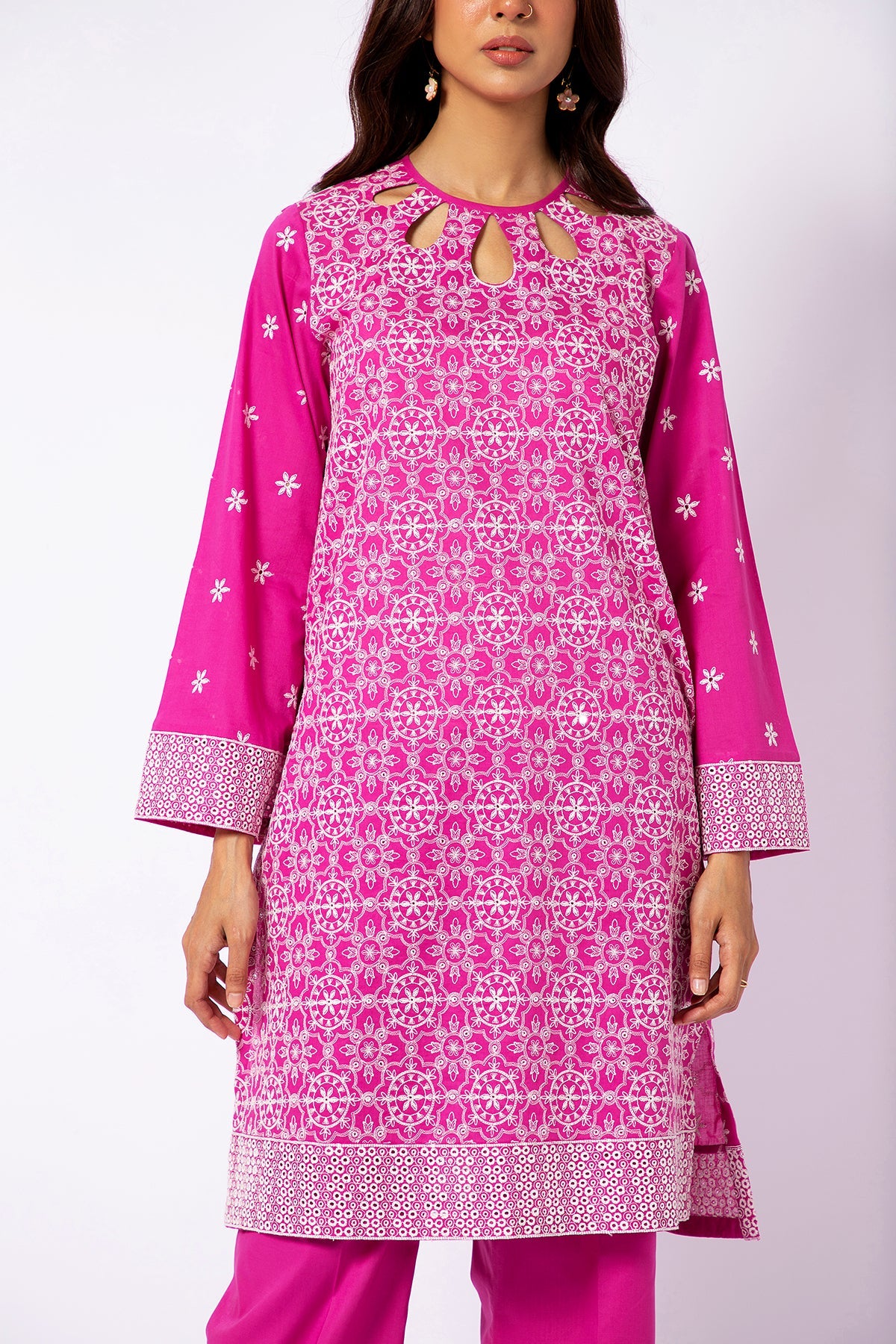 Kayseria - 2 Piece Cotton Lawn Shirt & Shalwar