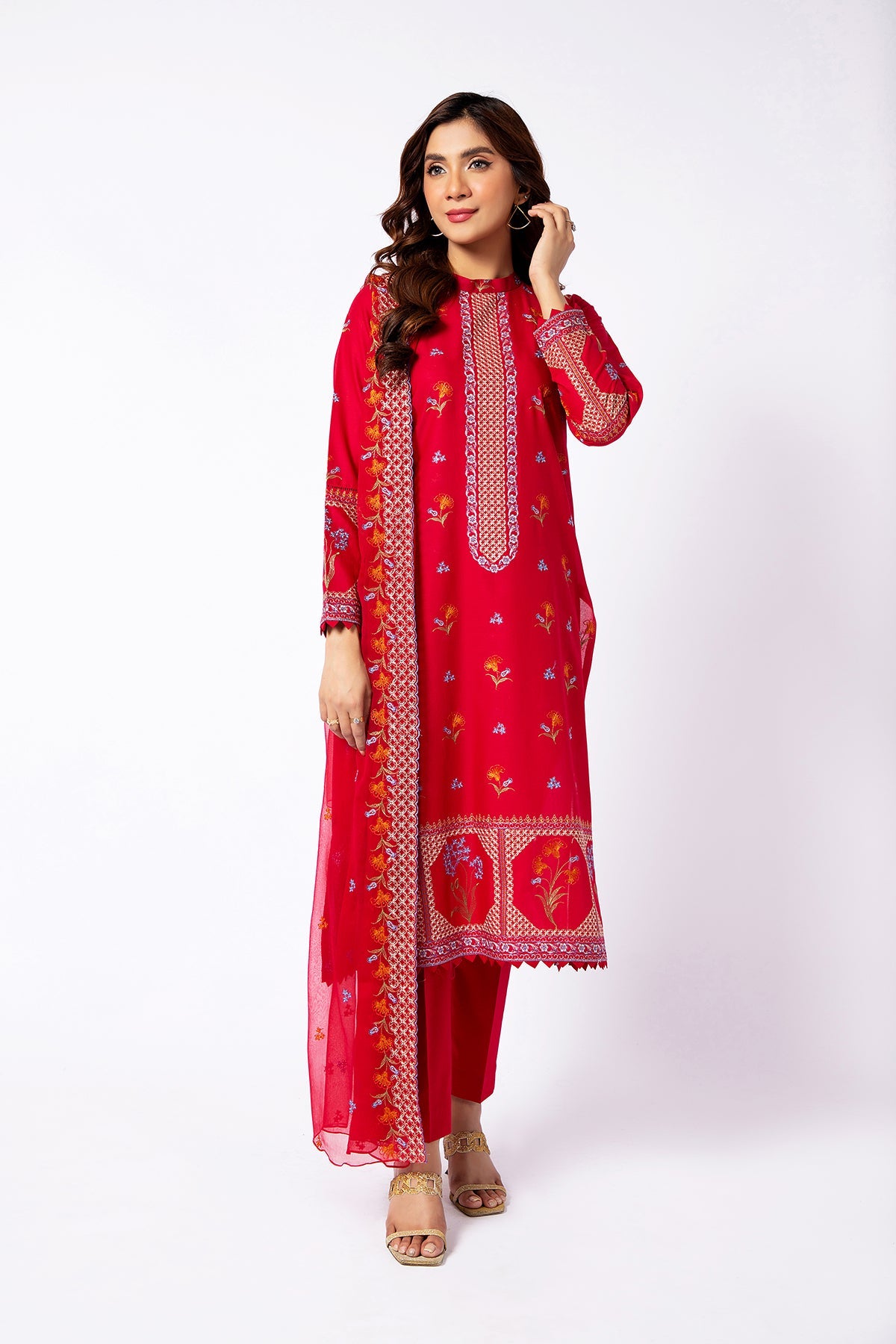 Kayseria - 3 Piece Cotton Lawn Suit