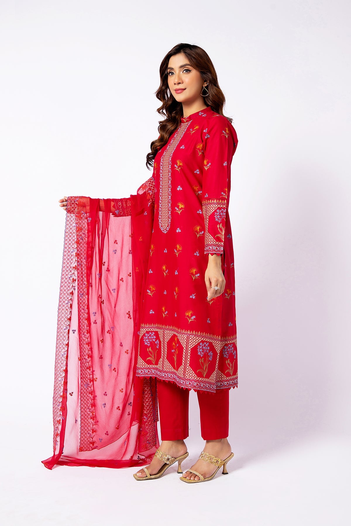 Kayseria - 3 Piece Cotton Lawn Suit