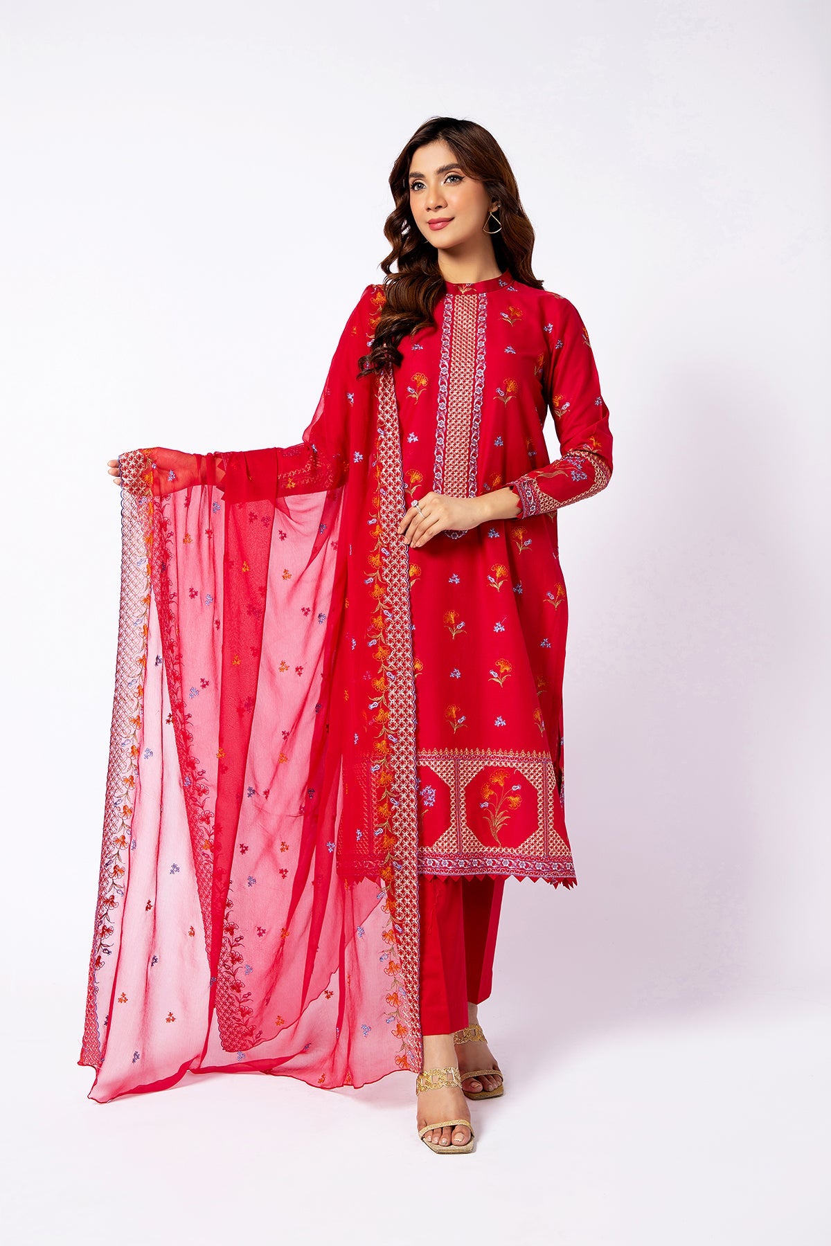 Kayseria - 3 Piece Cotton Lawn Suit