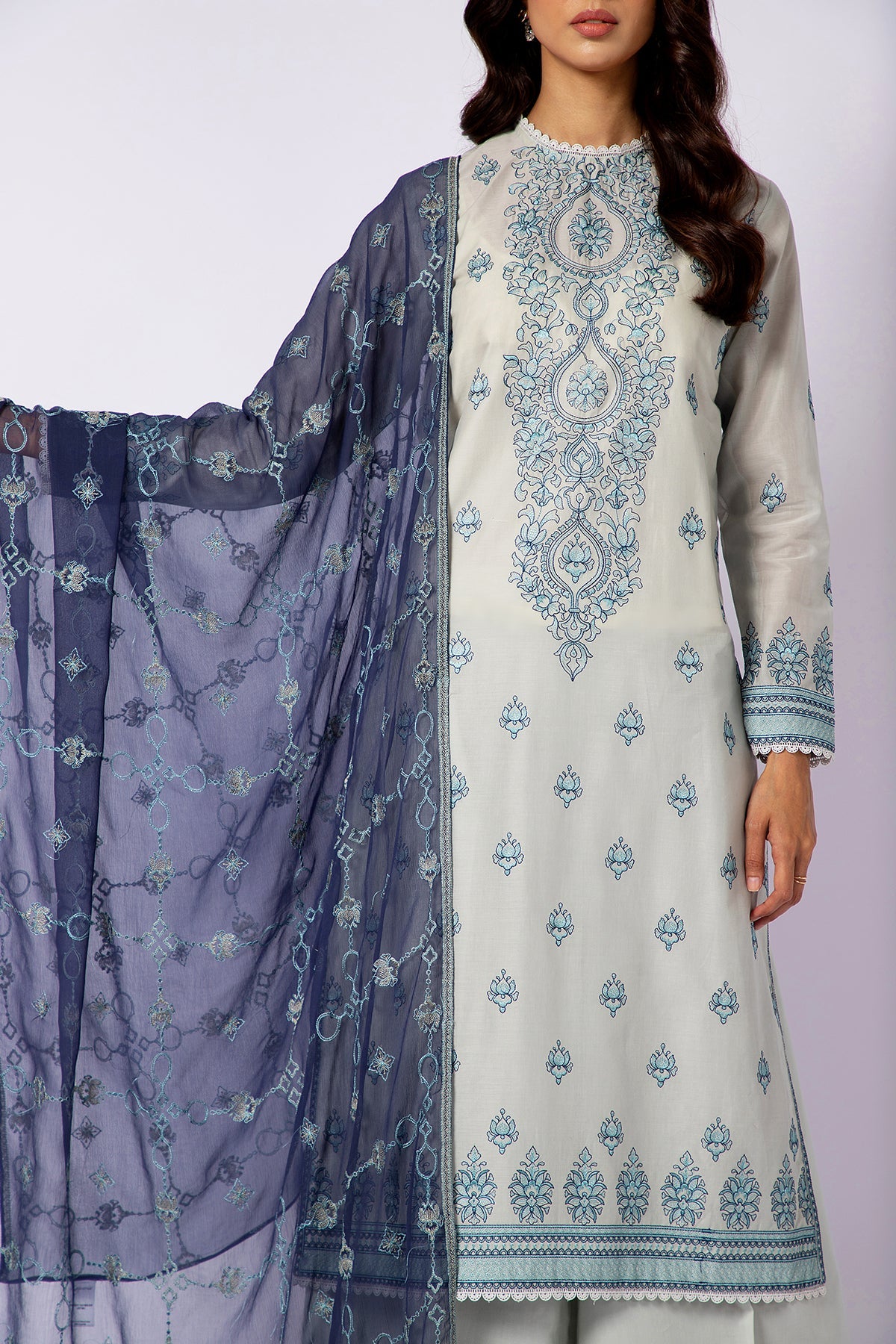 Kayseria - 3 Piece Cotton Lawn Suit