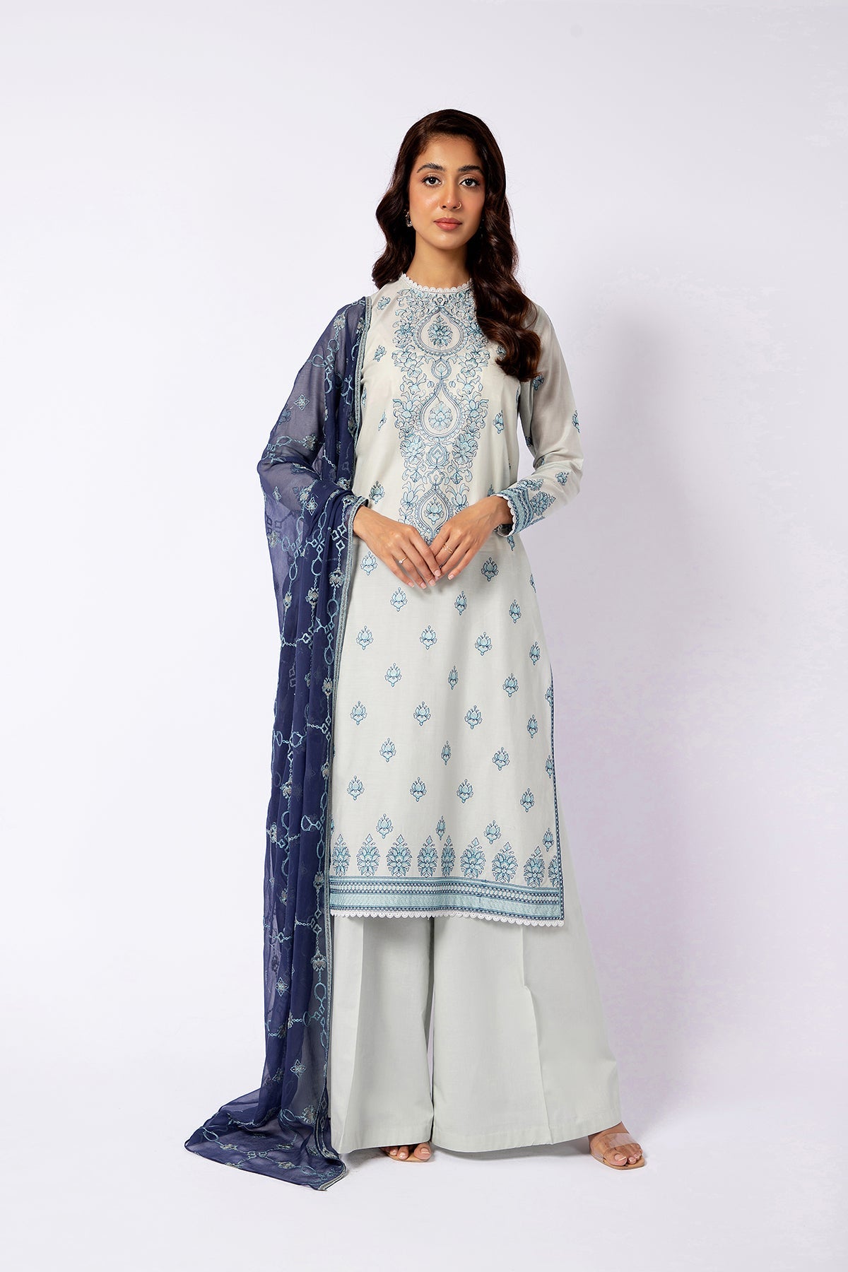 Kayseria - 3 Piece Cotton Lawn Suit