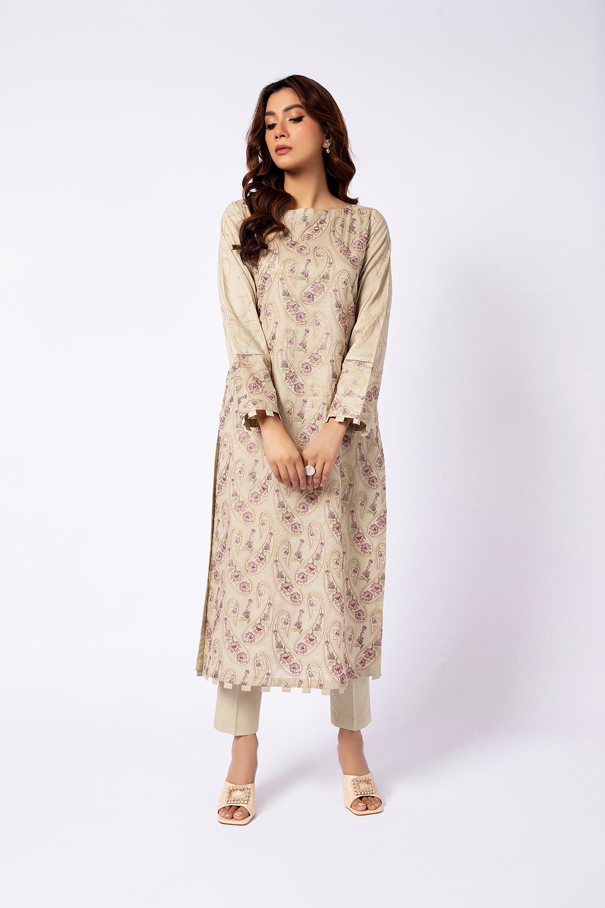 Kayseria - 2 Piece Cotton Lawn Shirt & Shalwar