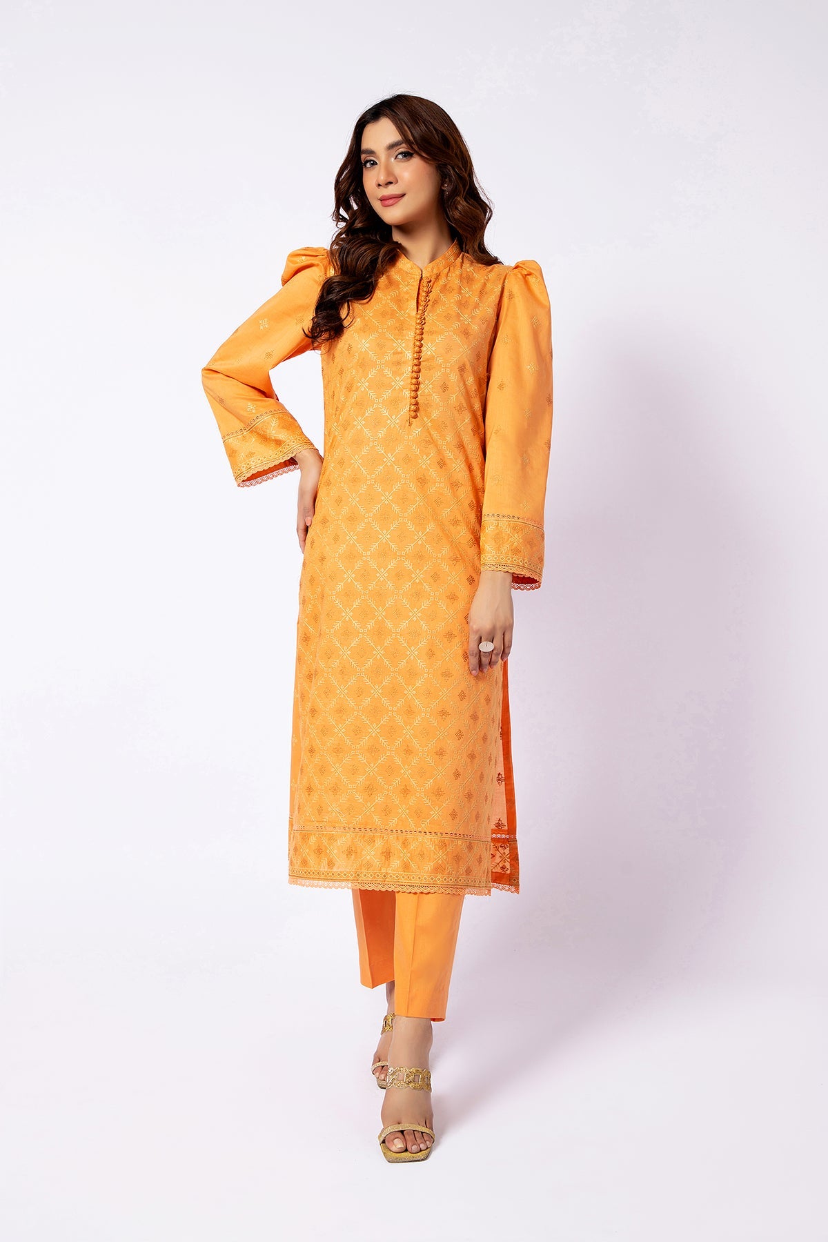 Kayseria - 2 Piece Cotton Lawn Shirt & Shalwar