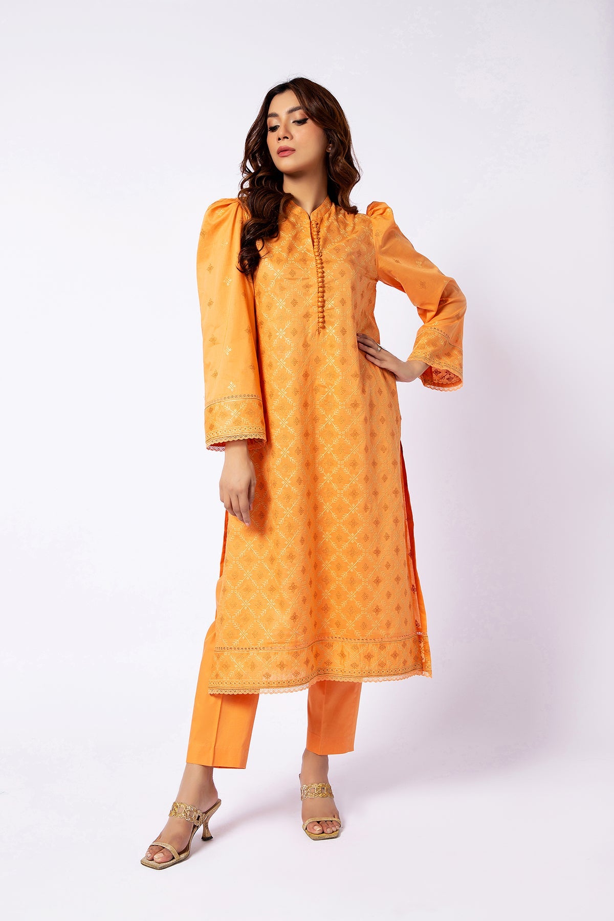 Kayseria - 2 Piece Cotton Lawn Shirt & Shalwar