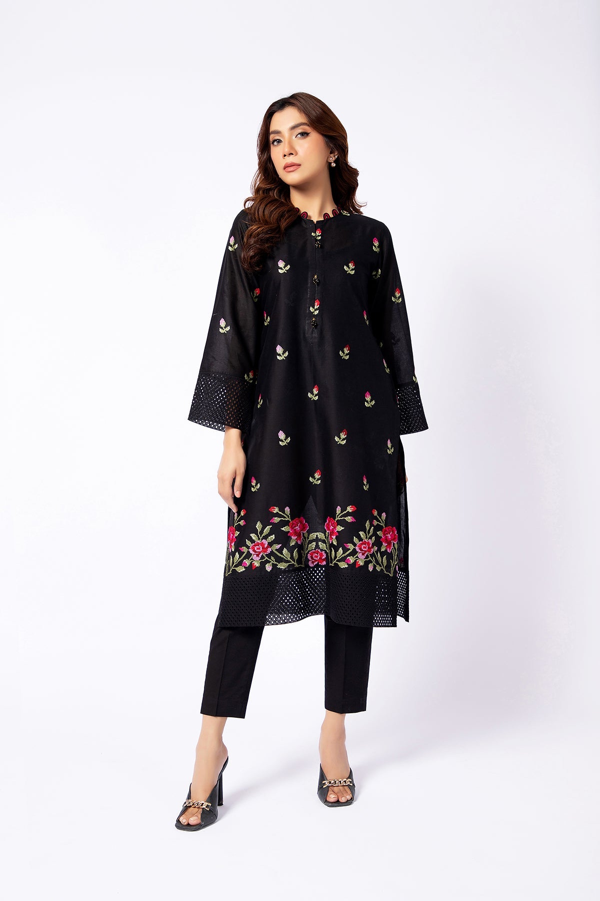 Kayseria - 2 Piece Cotton Lawn Shirt & Shalwar