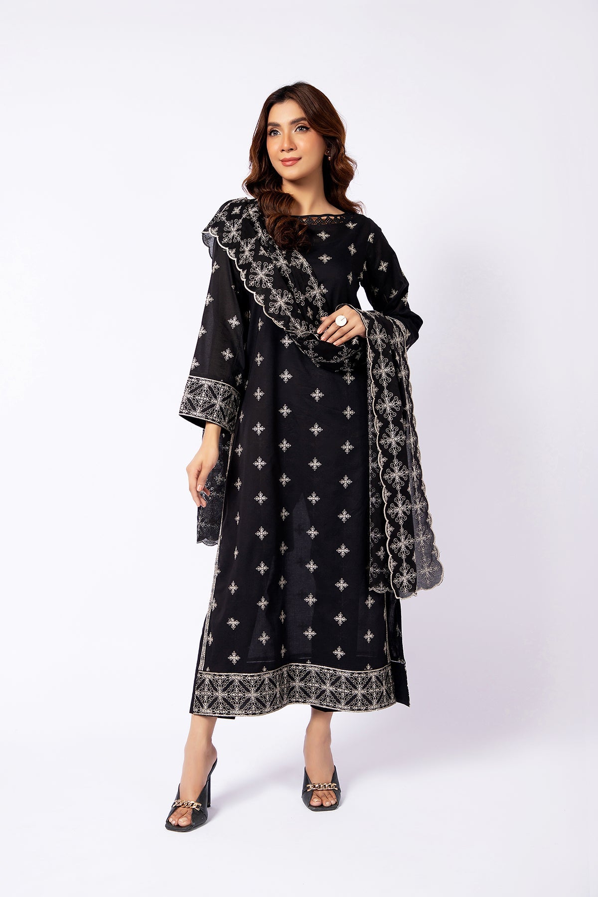 Kayseria - 3 Piece Cotton Lawn Suit
