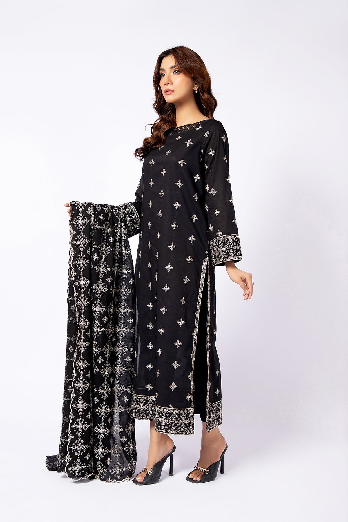 Kayseria - 3 Piece Cotton Lawn Suit