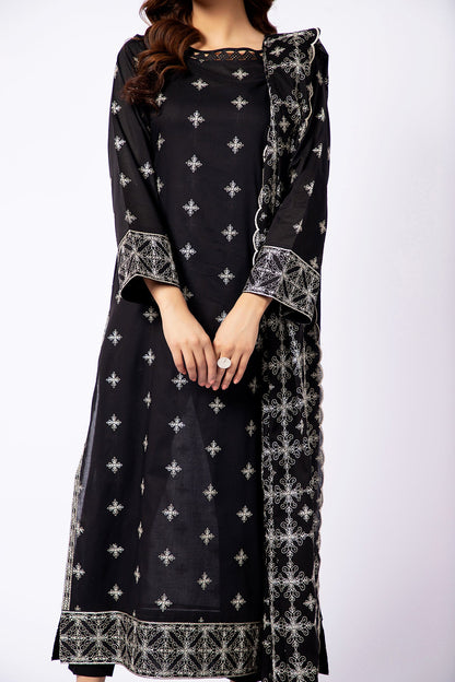 Kayseria - 3 Piece Cotton Lawn Suit