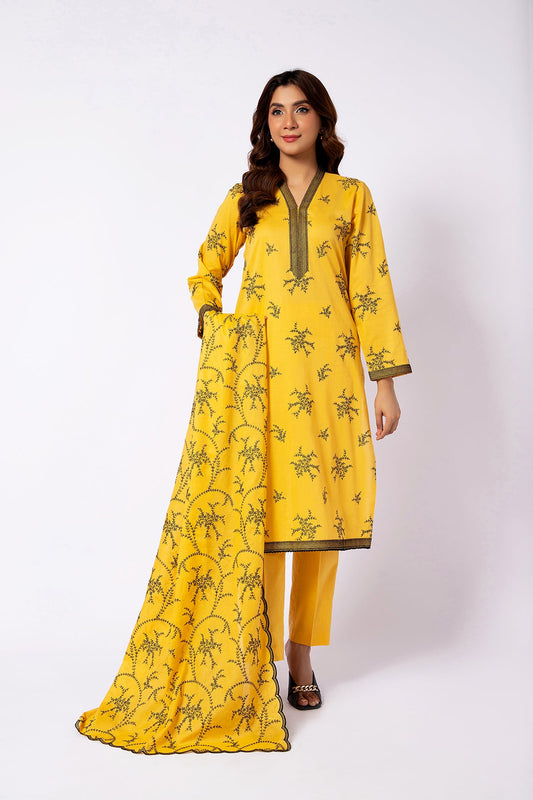 Kayseria - 3 Piece Cotton Lawn Suit