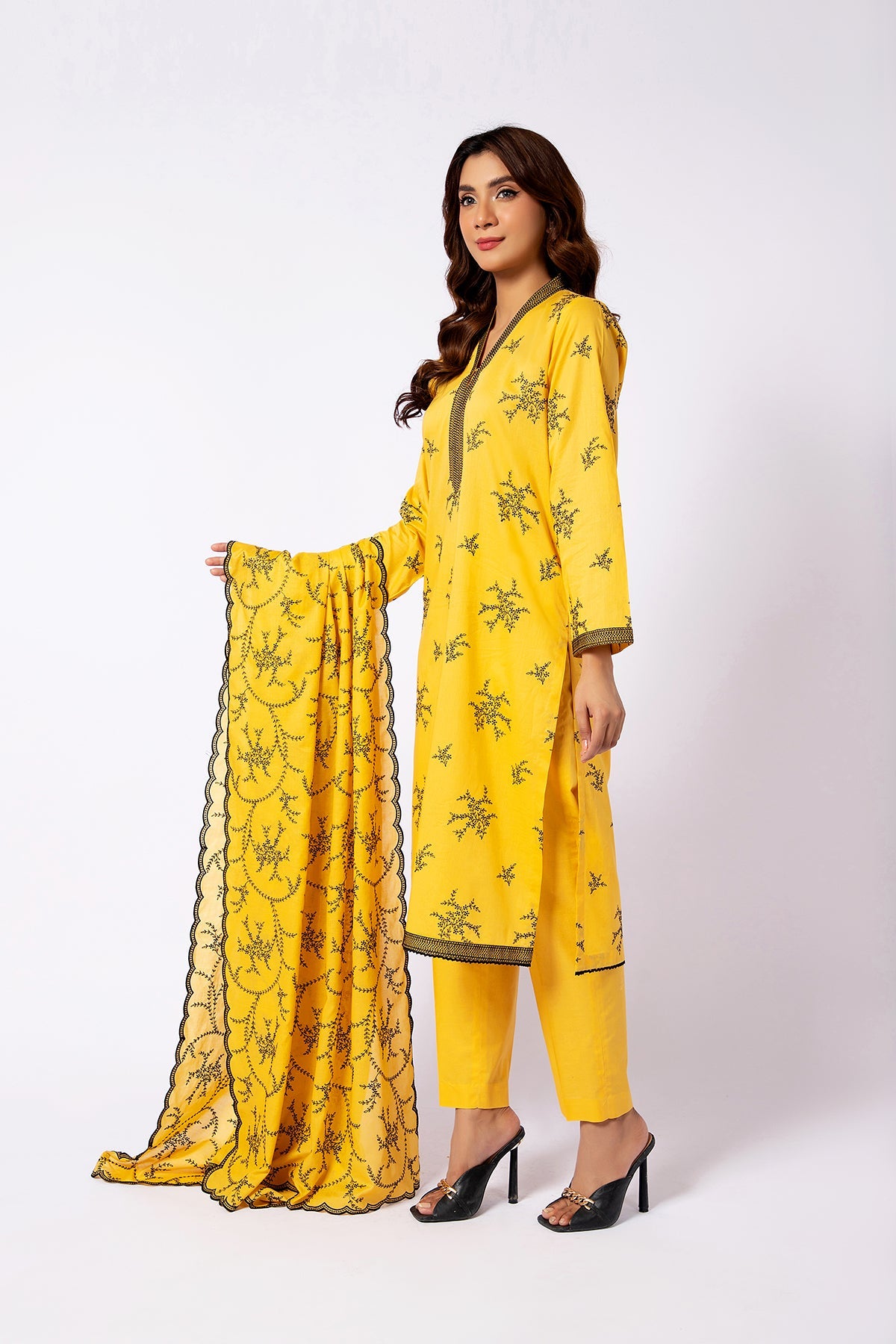 Kayseria - 3 Piece Cotton Lawn Suit