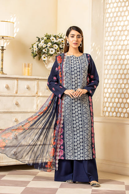 Kayseria - 3 Piece Cotton Lawn Suit