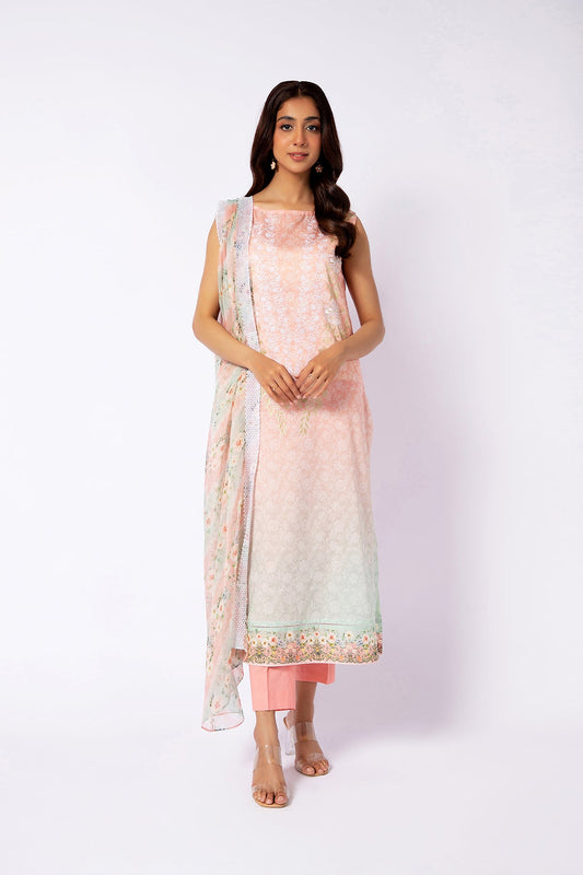 Kayseria - 3 Piece Cotton Lawn Suit