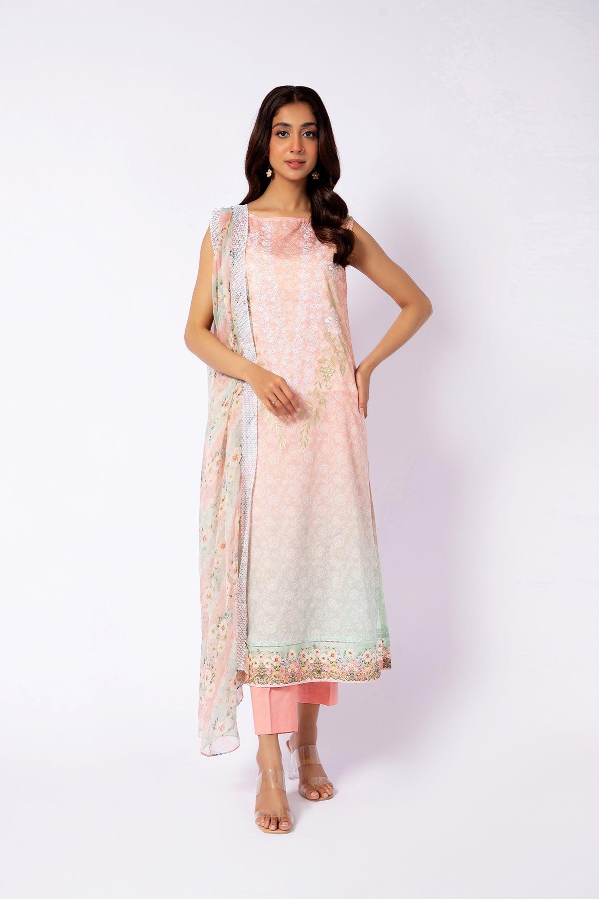 Kayseria - 3 Piece Cotton Lawn Suit