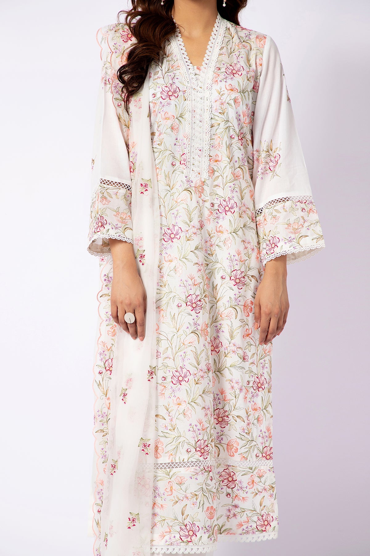 Kayseria - 3 Piece Cotton Lawn Suit