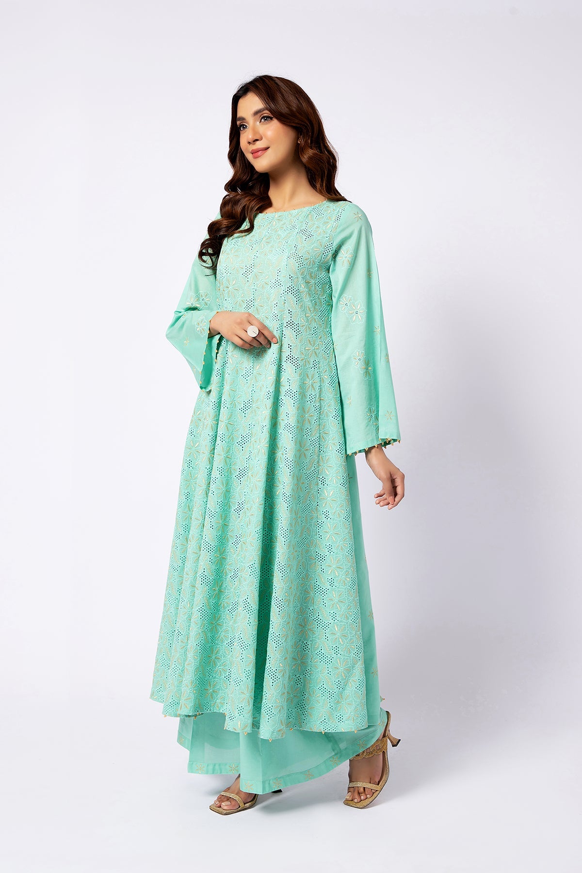 Kayseria - 2 Piece Cotton Lawn Shirt & Shalwar