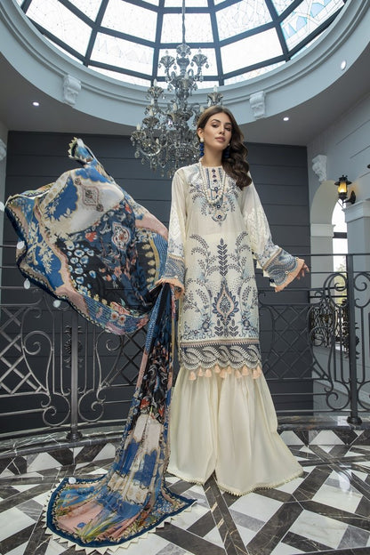 Ellena - 3-PC Unstitched Lawn