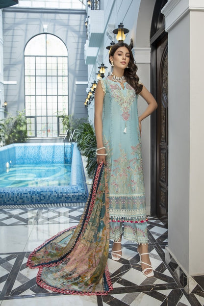 Ellena - 3-PC Unstitched Lawn