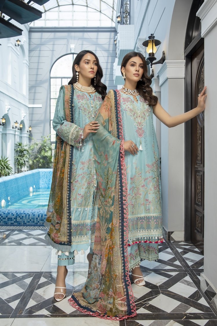 Ellena - 3-PC Unstitched Lawn