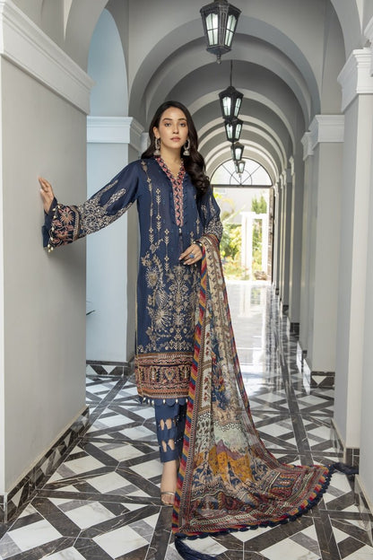 Ellena - 3-PC Unstitched Lawn