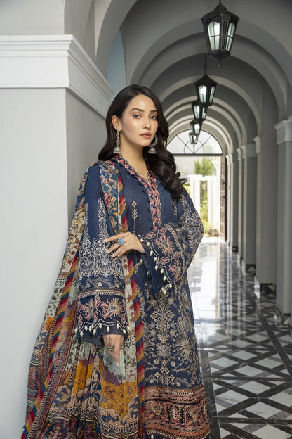 Ellena - 3-PC Unstitched Lawn