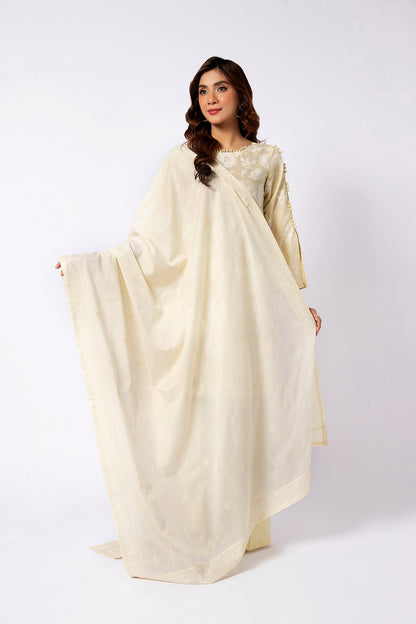 Kayseria - 1 Piece Cotton Lawn Dupatta