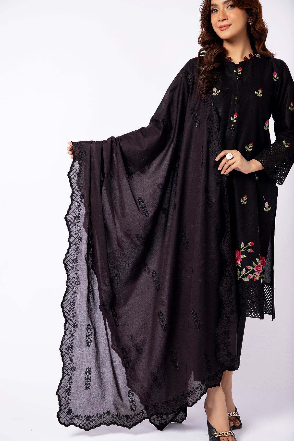 Kayseria - 1 Piece Cotton Lawn Dupatta