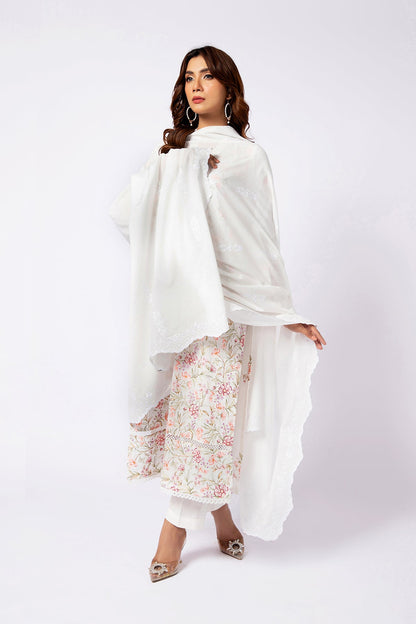 Kayseria - 1 Piece Cotton Lawn Dupatta